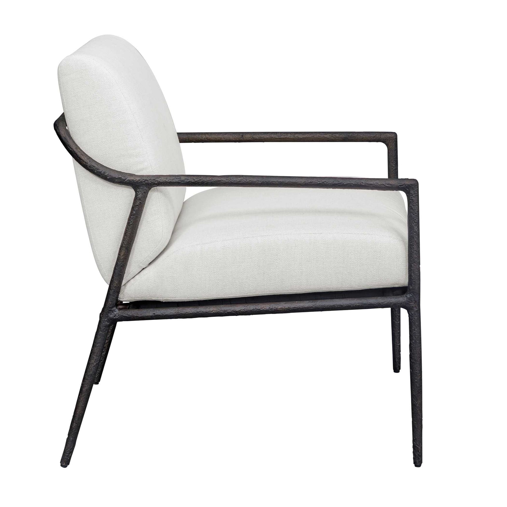 Thayer Bronze/White Outdoor Upholstered Lounge Chair