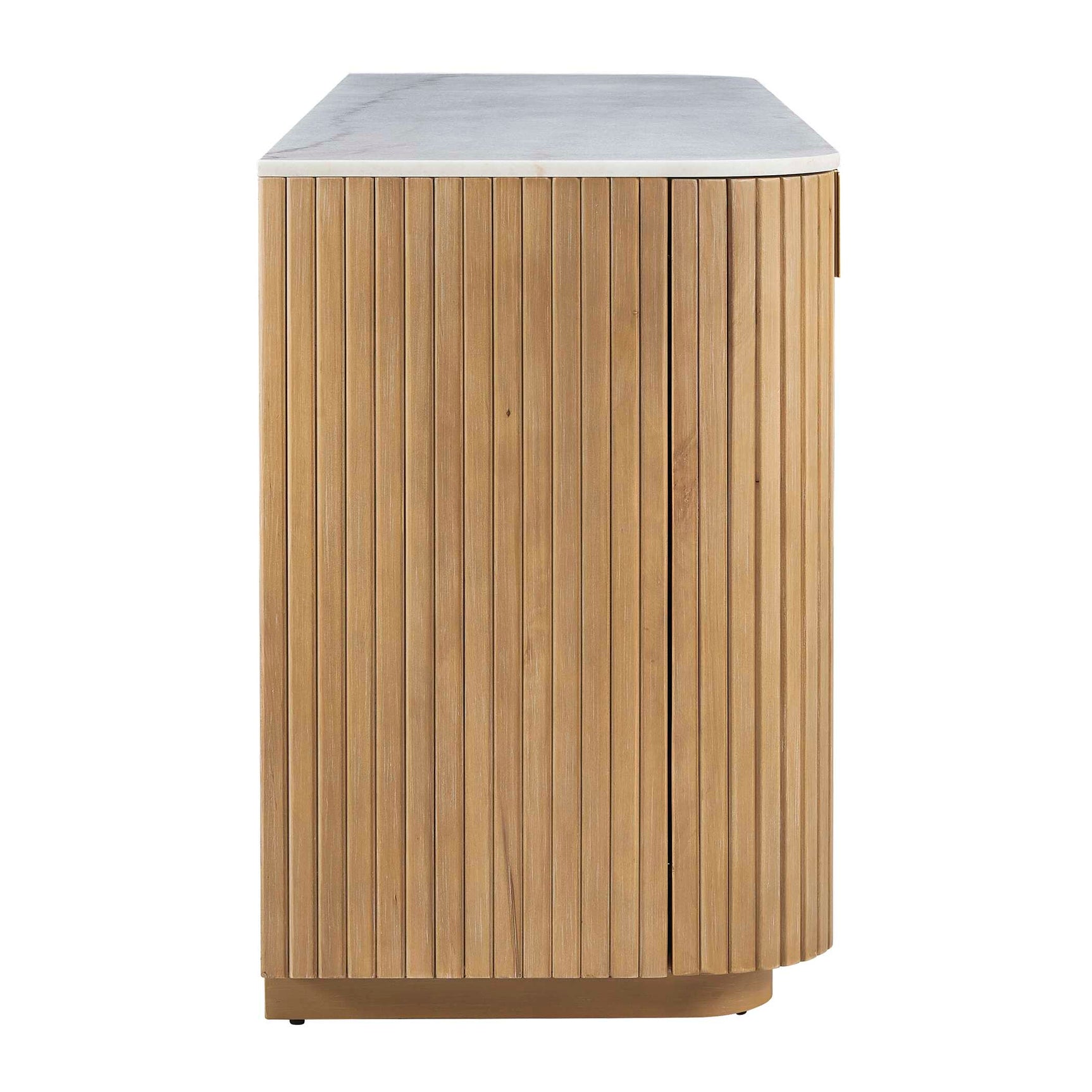 Arik Walnut 4 Door Cabinet