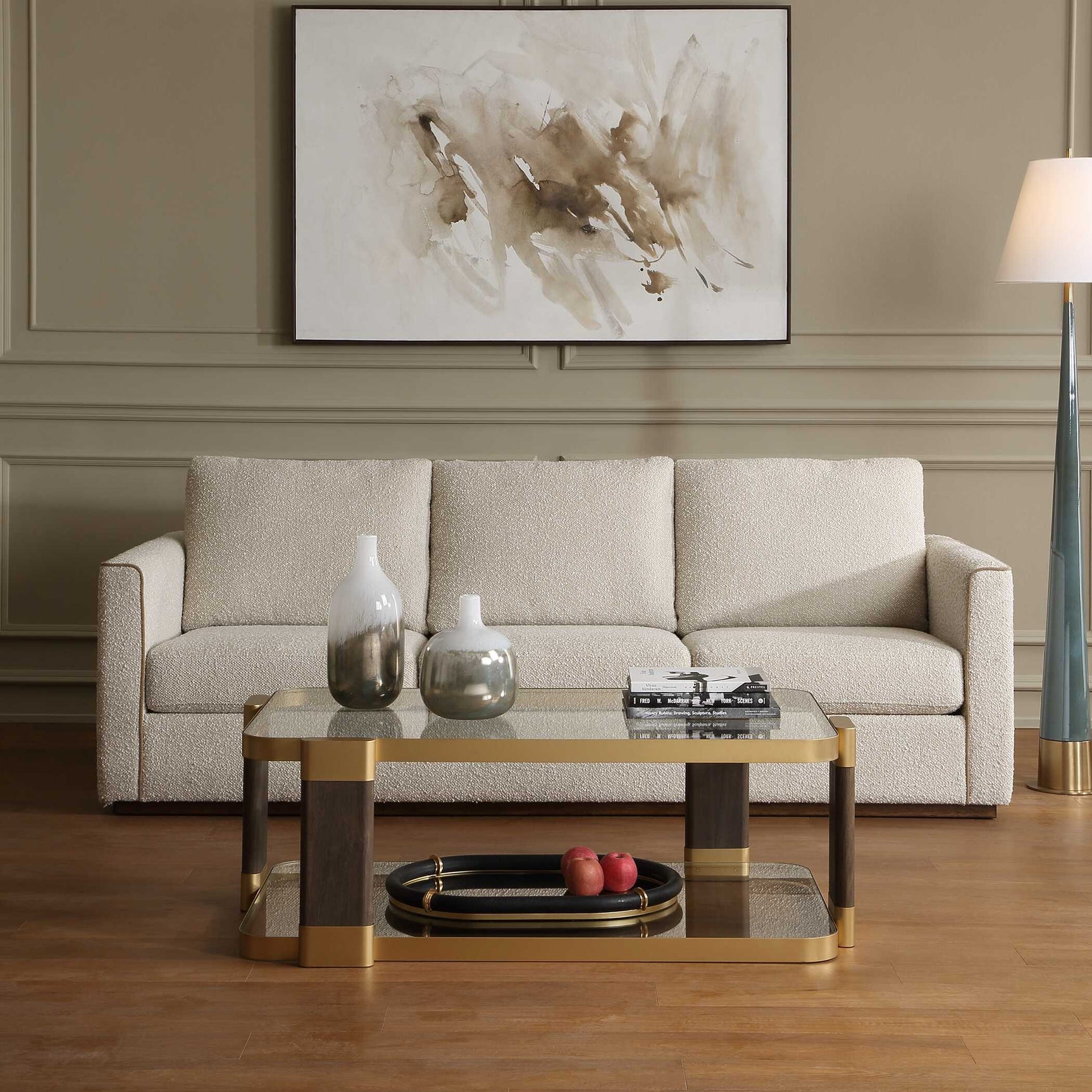 Lorien Cream Boucle Sofa