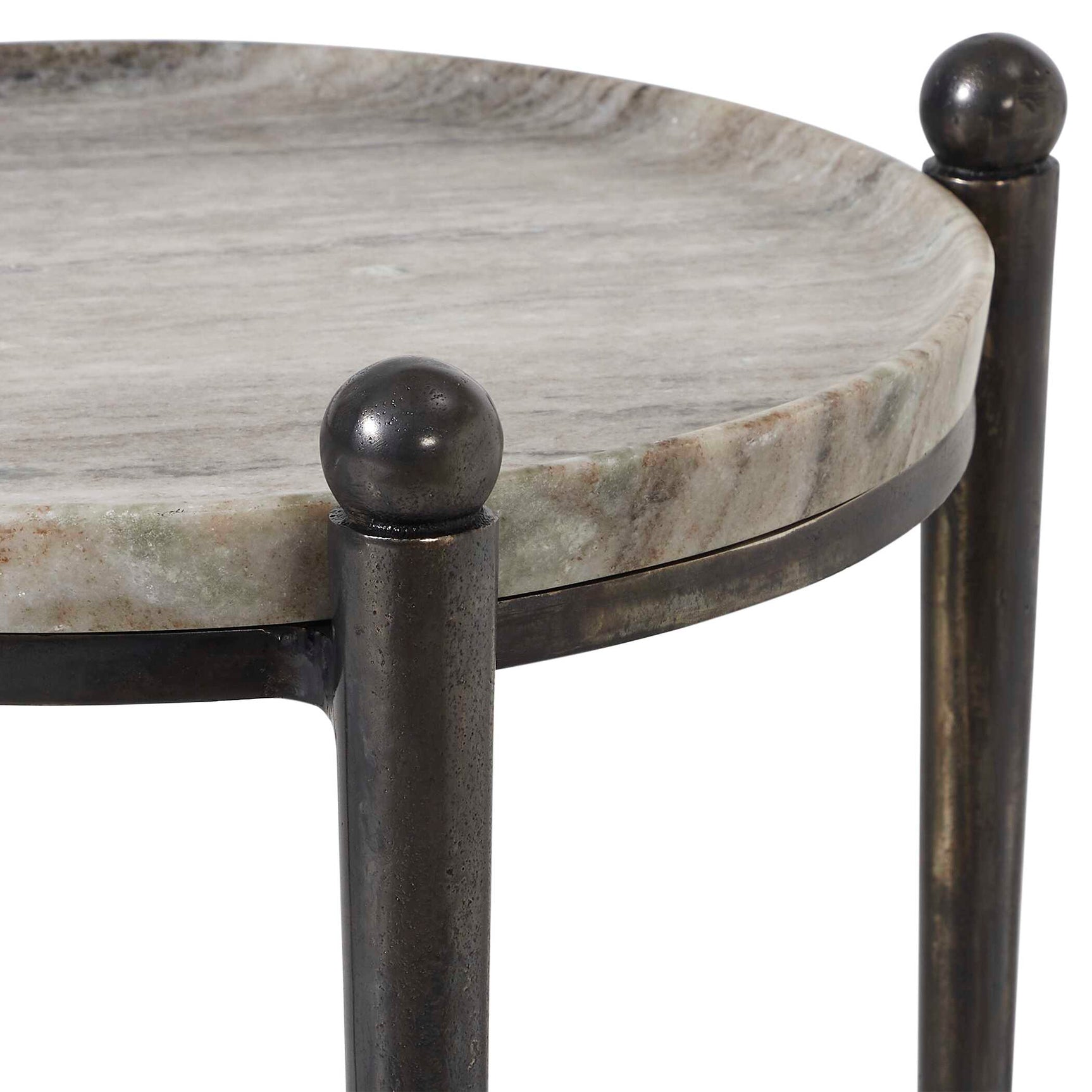 Nahunta Dark Bronze Accent Table