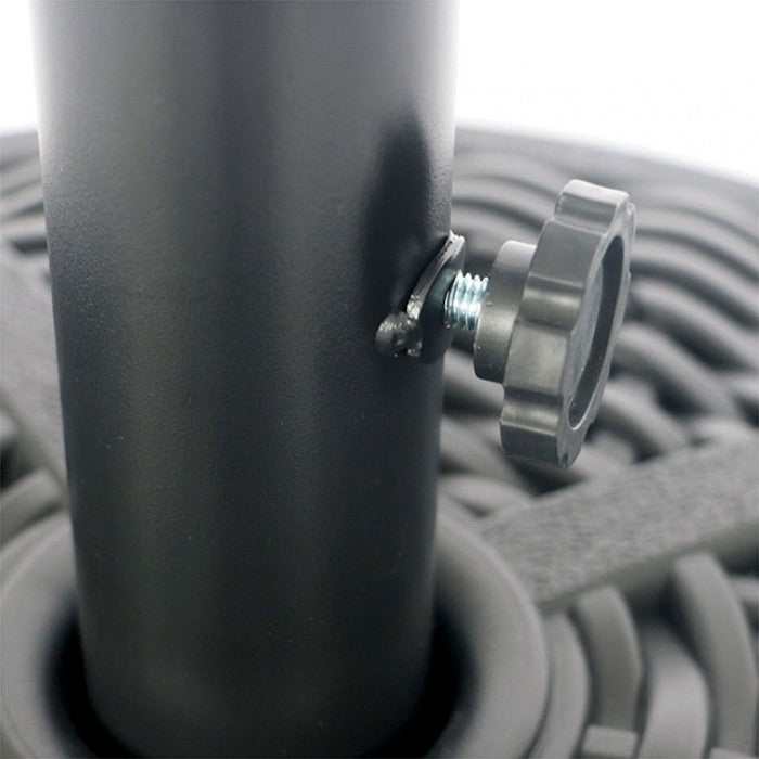 Fab Black Round Umbrella Base - Ornate Home