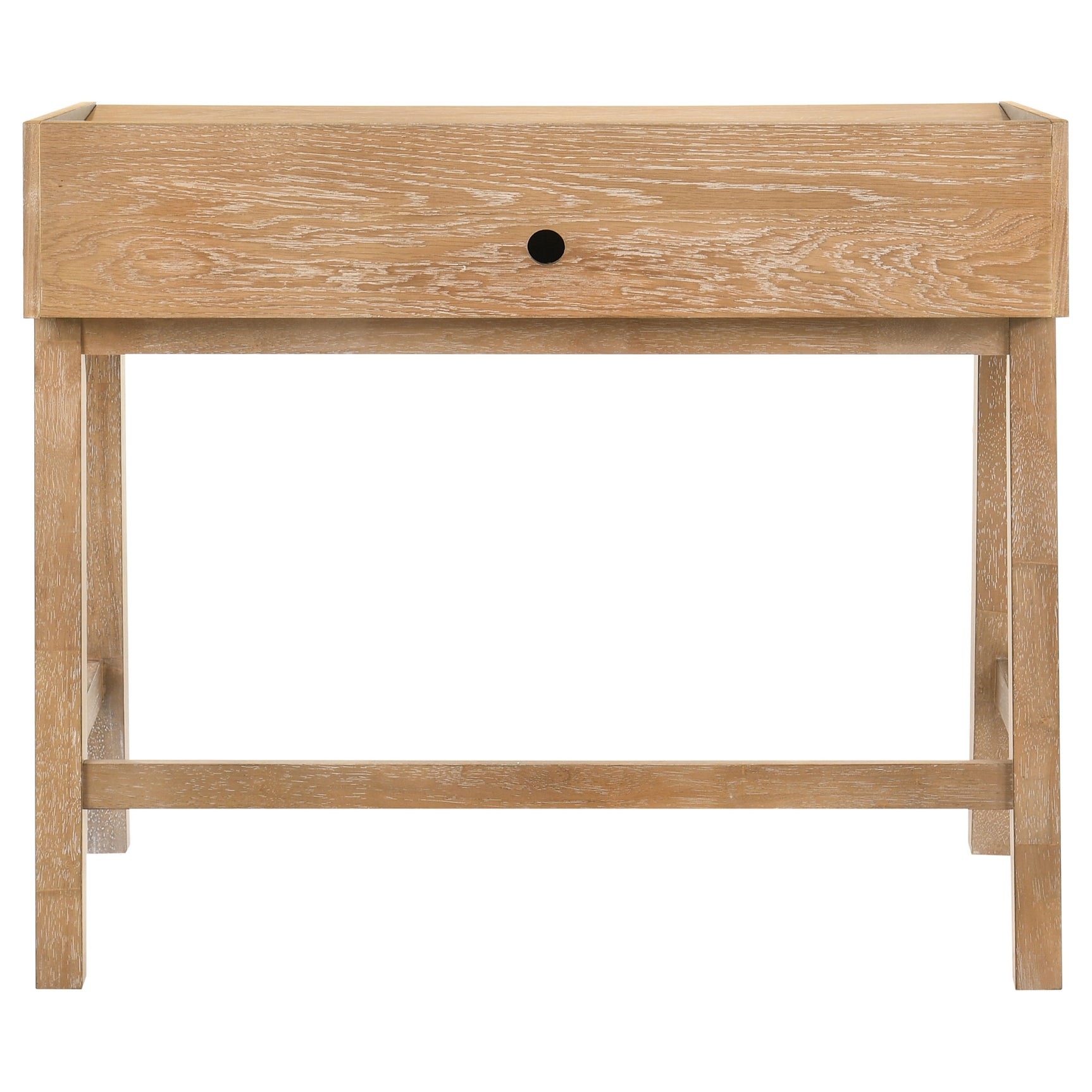 Fabian Distressed Light Brown 38-inch Computer Desk with Keyboard Drawer - Ornate Home