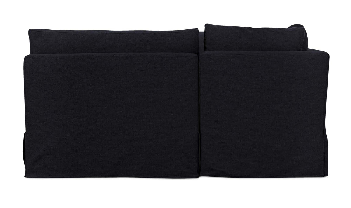 Fable Black 129 in U-Shape Slipcover Dining Banquette - Ornate Home