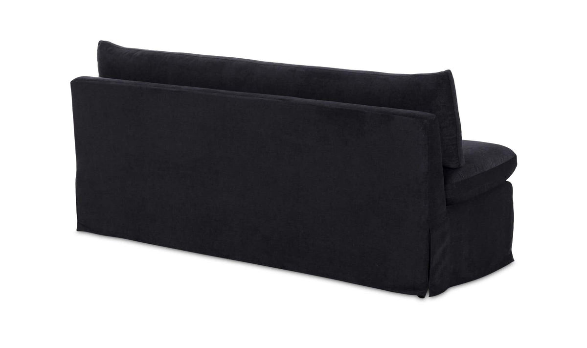 Fable Black Slipcover Dining Bench - Ornate Home