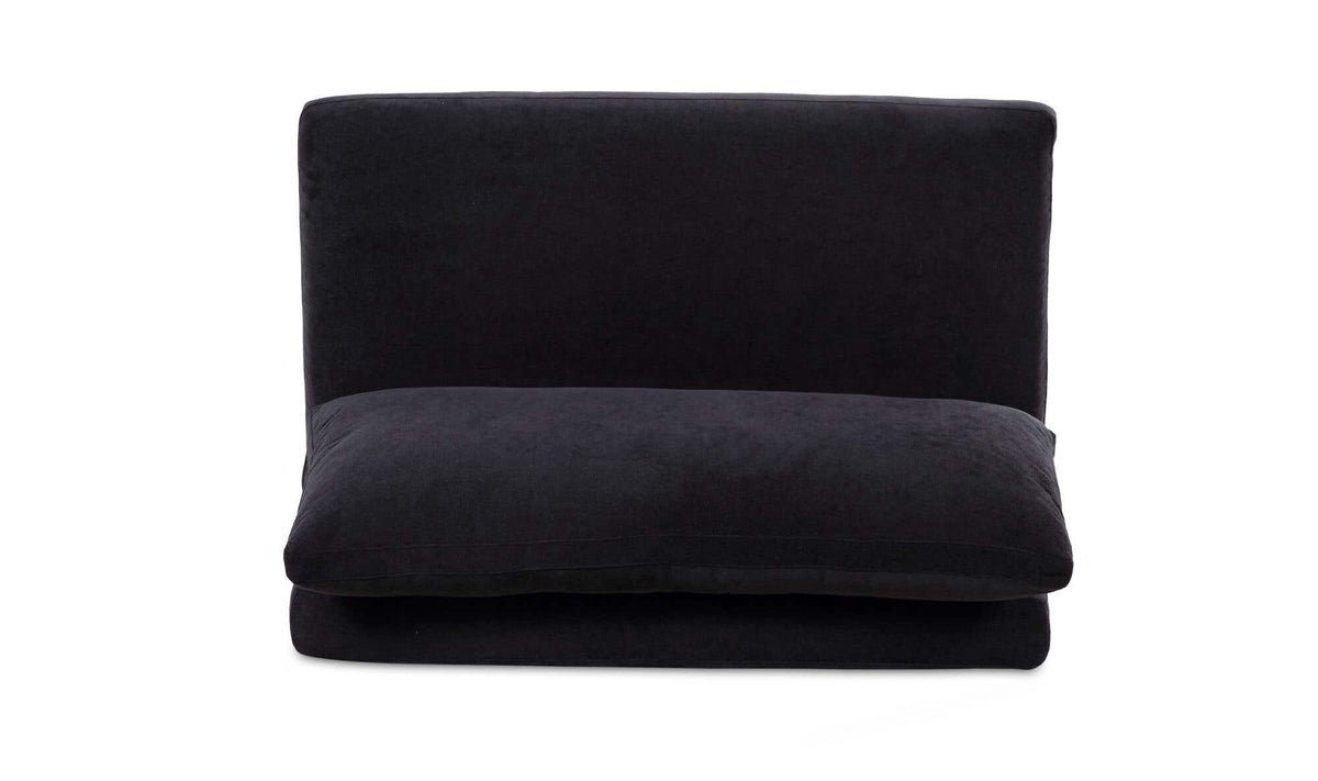 Fable Black Slipcover Dining Chair and Half - Ornate Home