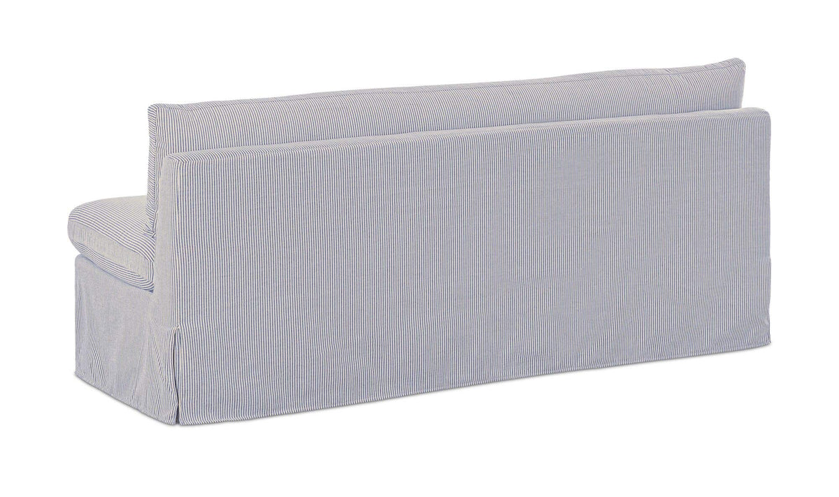 Fable Navy Stripe Slipcover Dining Bench - Ornate Home