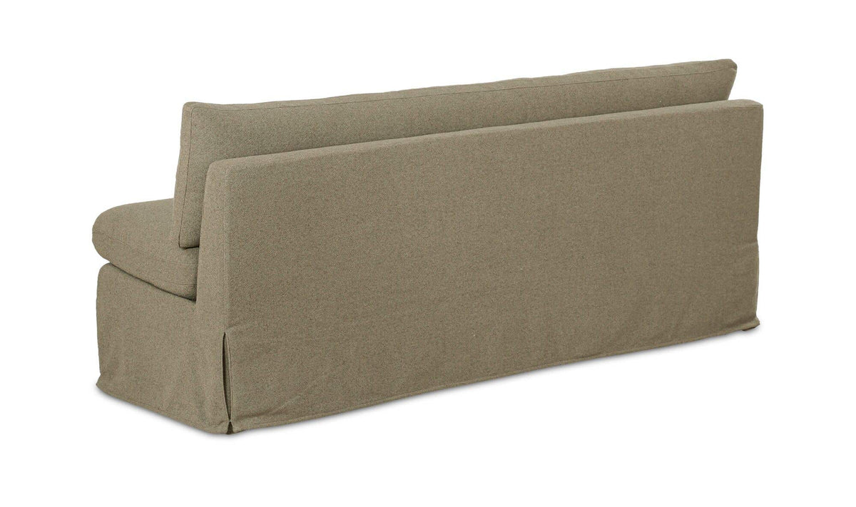 Fable Olive Slipcover Dining Bench - Ornate Home