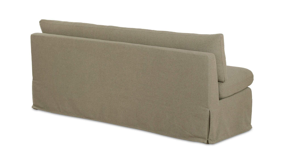 Fable Olive Slipcover Dining Bench - Ornate Home