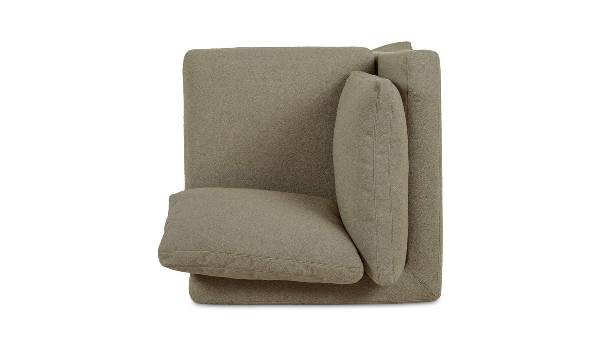 Fable Olive Slipcover Dining Corner Chair - Ornate Home