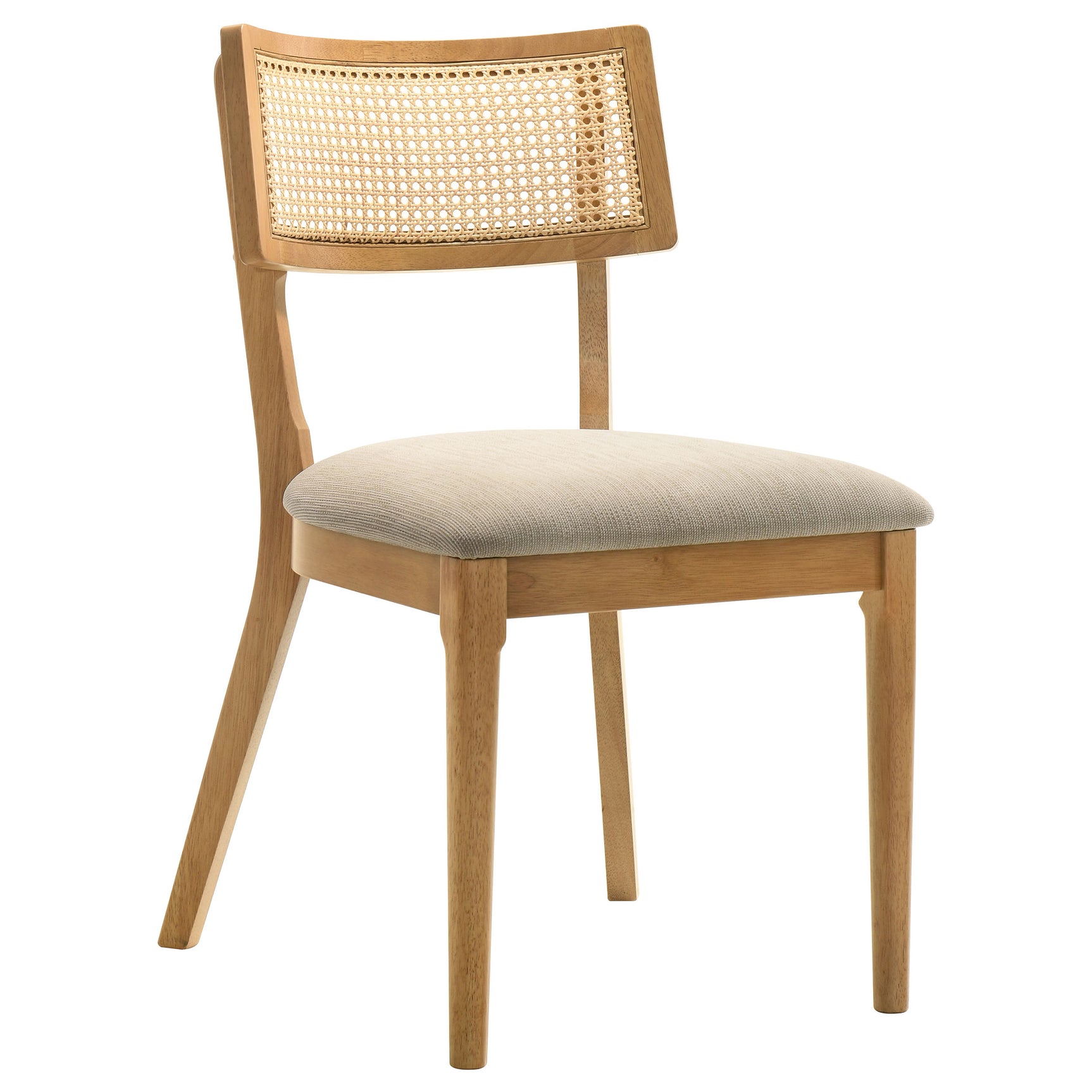 Fabra Honey Wheat Cane Back Side Chair (Set Of 2) - Ornate Home