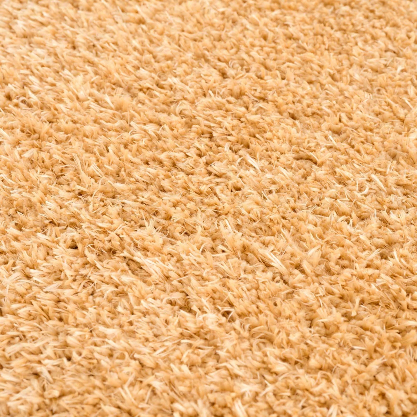 Faina Solid Gold Shag Rug Washable - Ornate Home