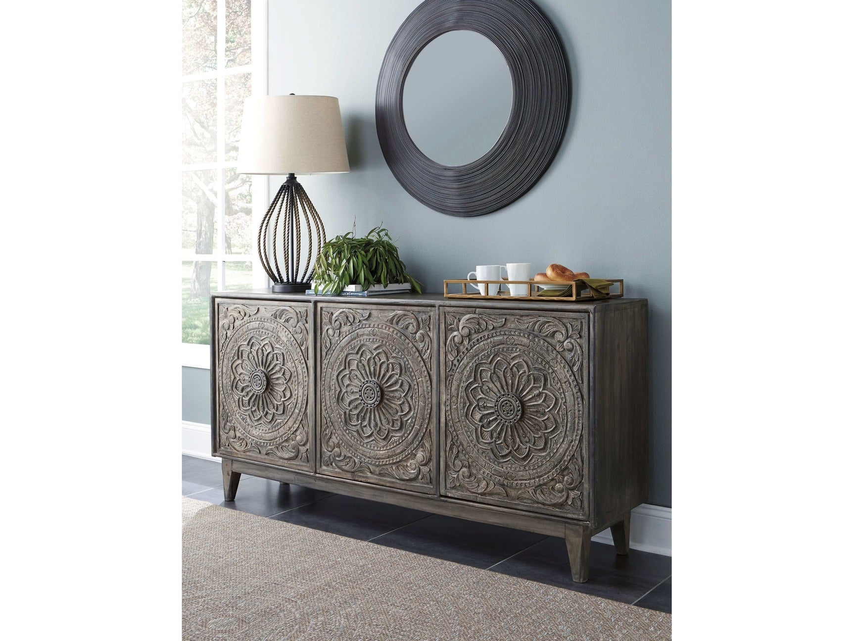 Fair Ridge Dark Brown Accent Cabinet (Online Special Price) - Ornate Home