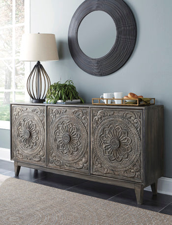 Fair Ridge Dark Brown Accent Cabinet (Online Special Price) - Ornate Home