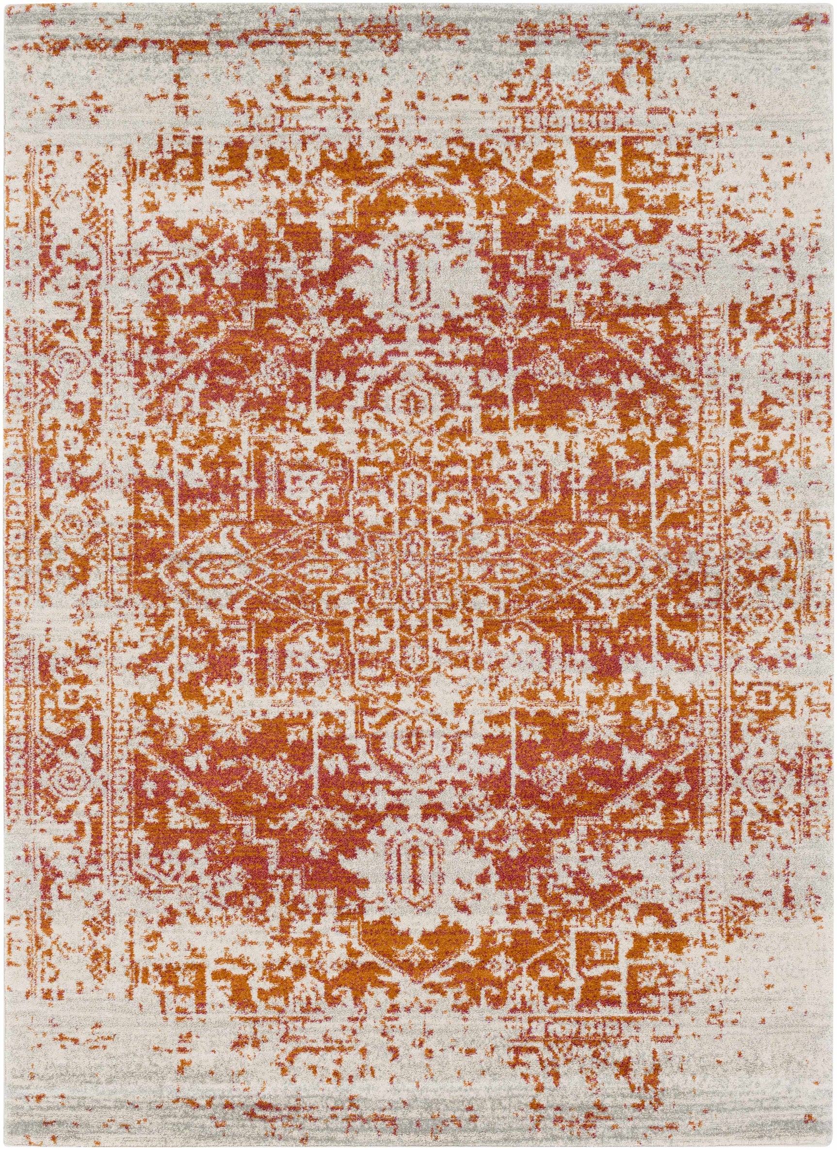 Fairmount Orange Area Rug - Clearance - Ornate Home