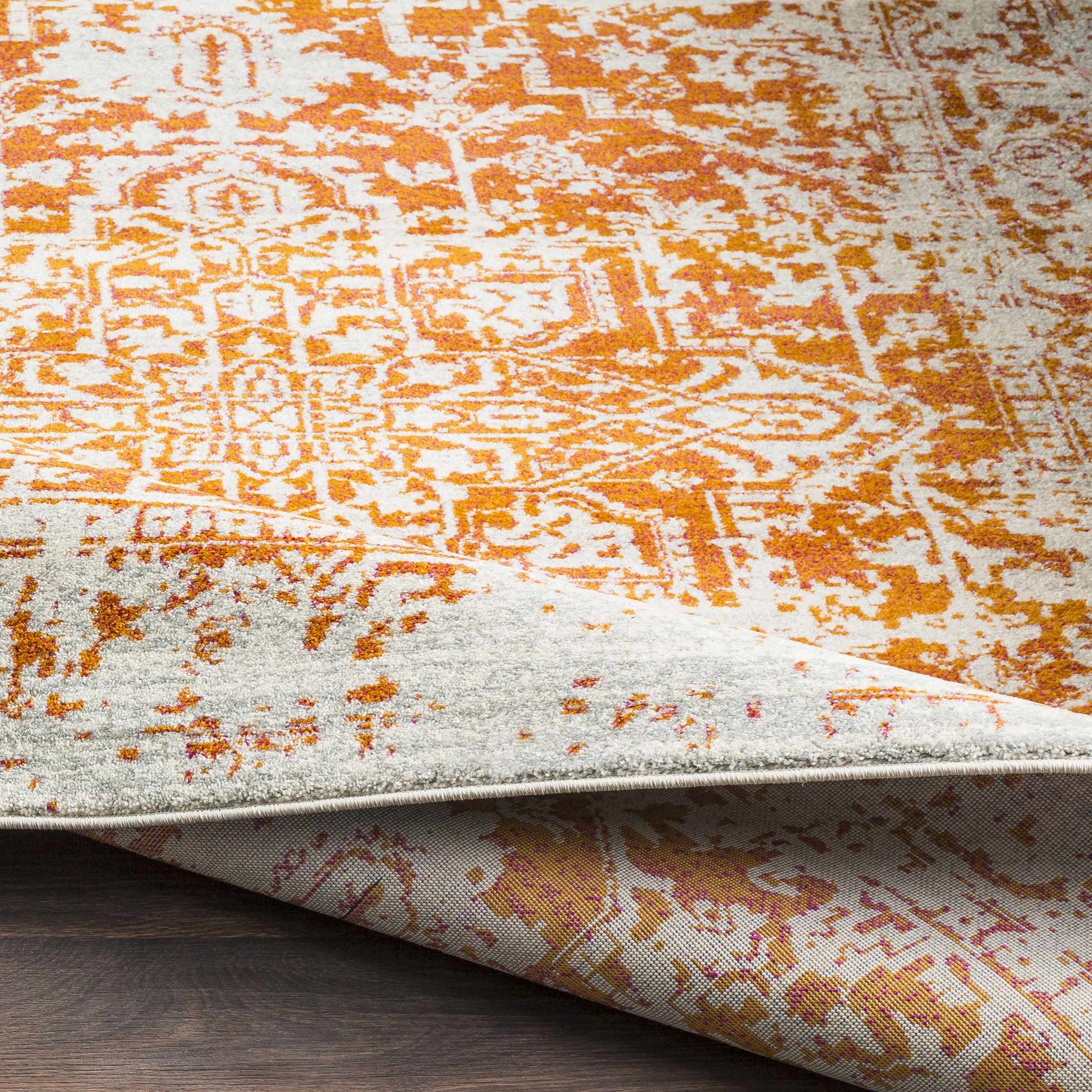 Fairmount Orange Area Rug - Clearance - Ornate Home