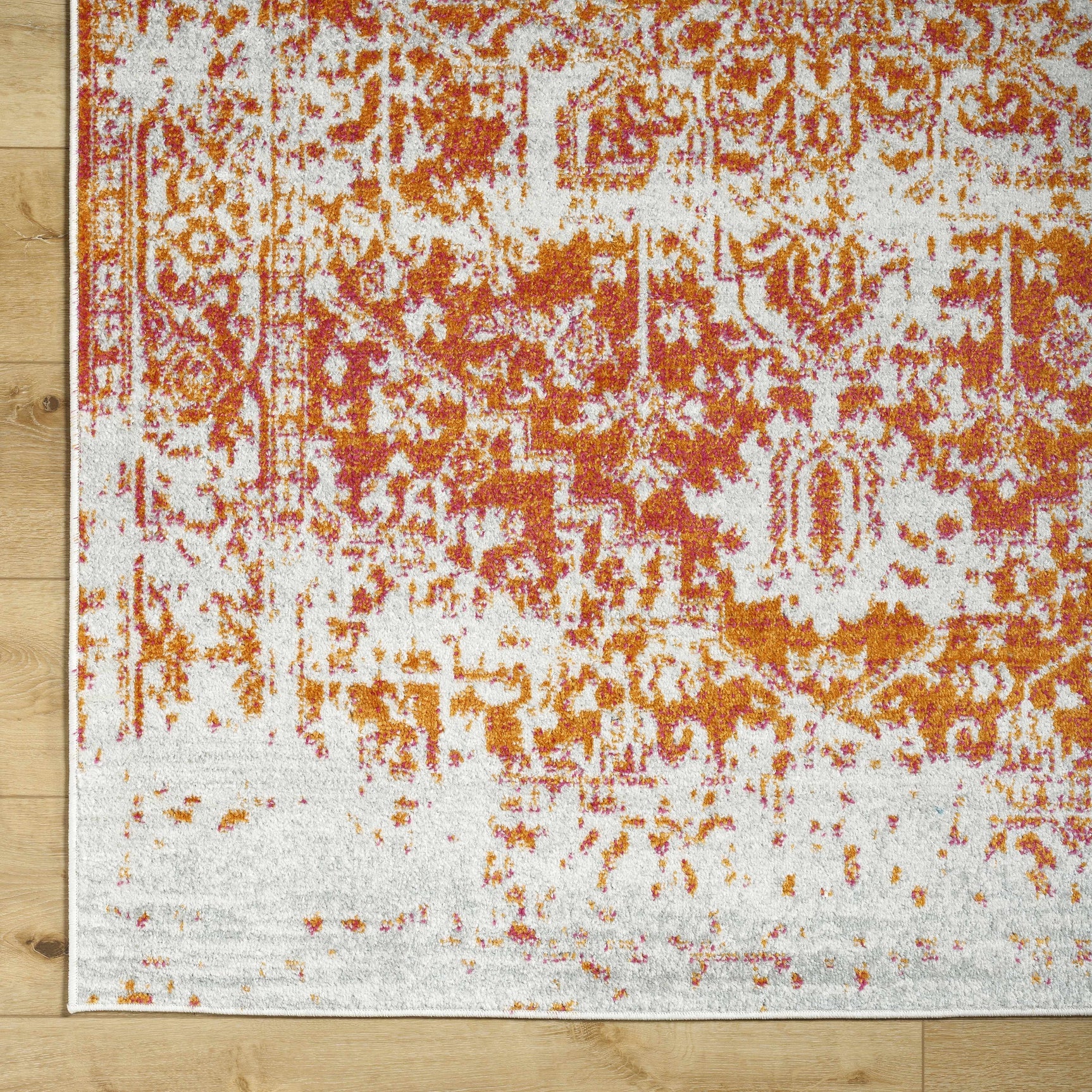 Fairmount Orange Area Rug - Clearance - Ornate Home