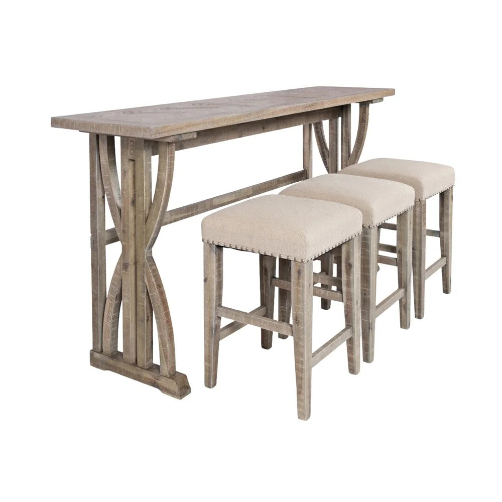 Fairview Ash 4pc Sofa Console Set - Ornate Home