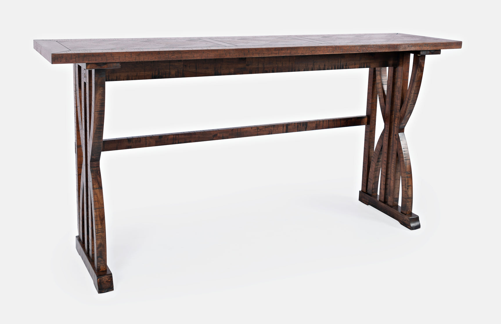 Fairview Oak 4pc Sofa Console Set - Ornate Home