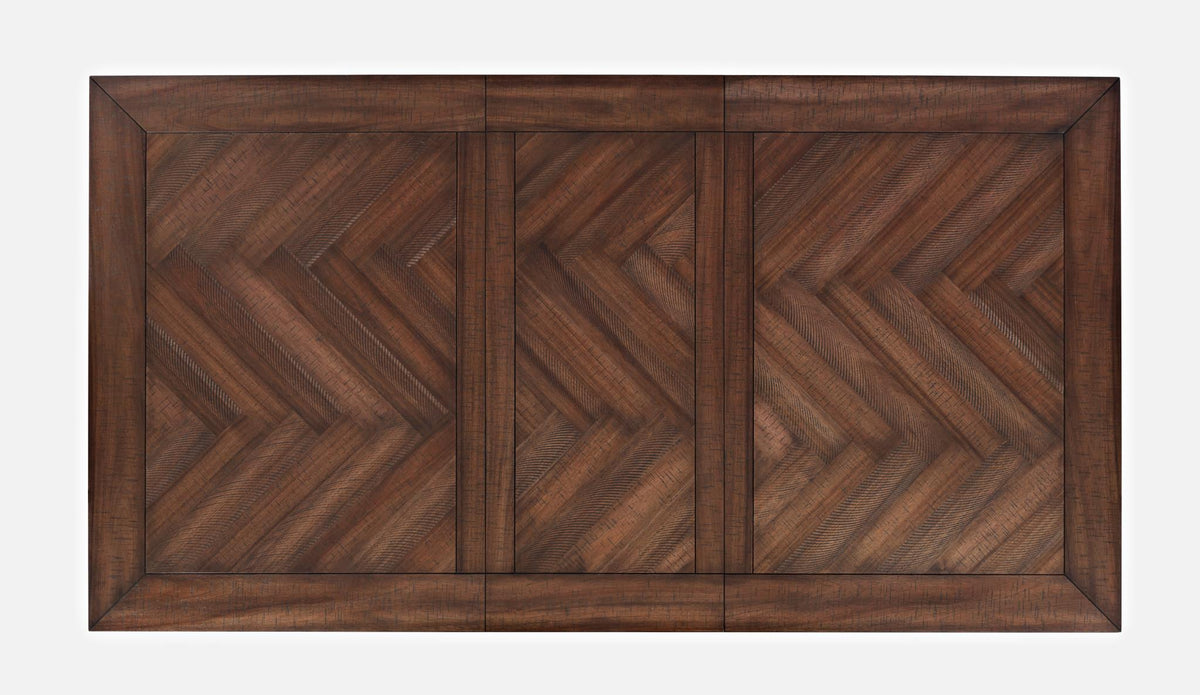 Fairview Oak Ext Dining Table w/ 4 Stools - Ornate Home