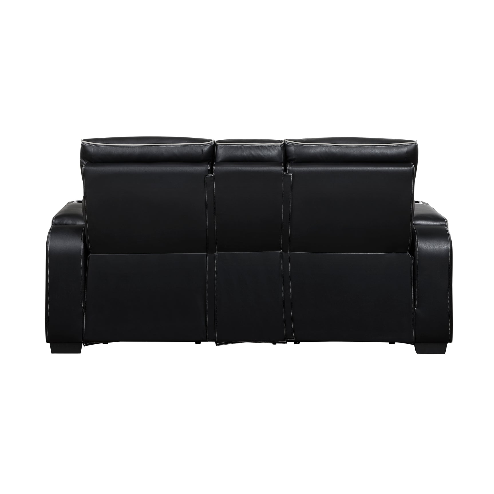 Fairway Black Power Double Reclining Loveseat - Ornate Home