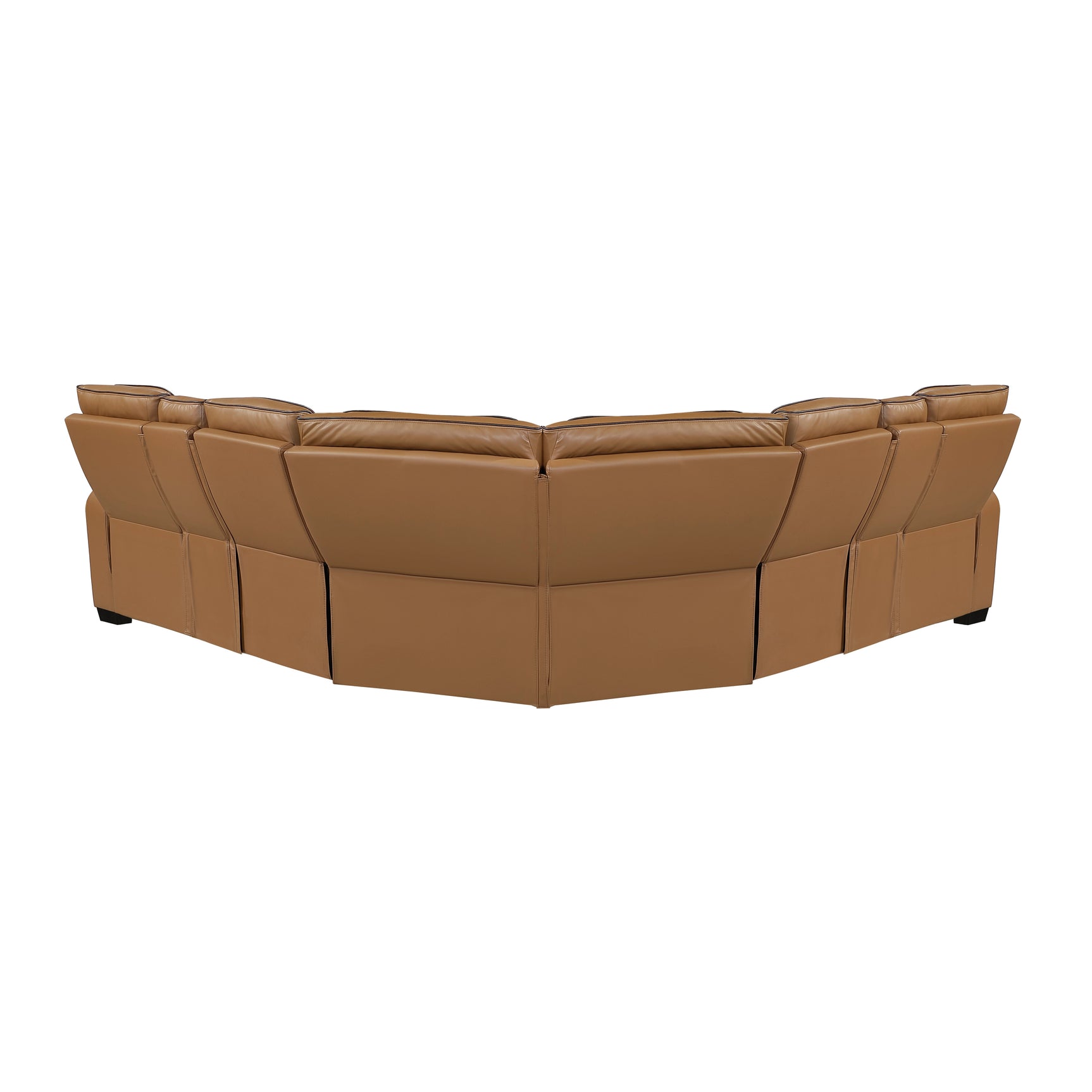 Fairway Brown 3-Pc Power Reclining Sectional - Ornate Home