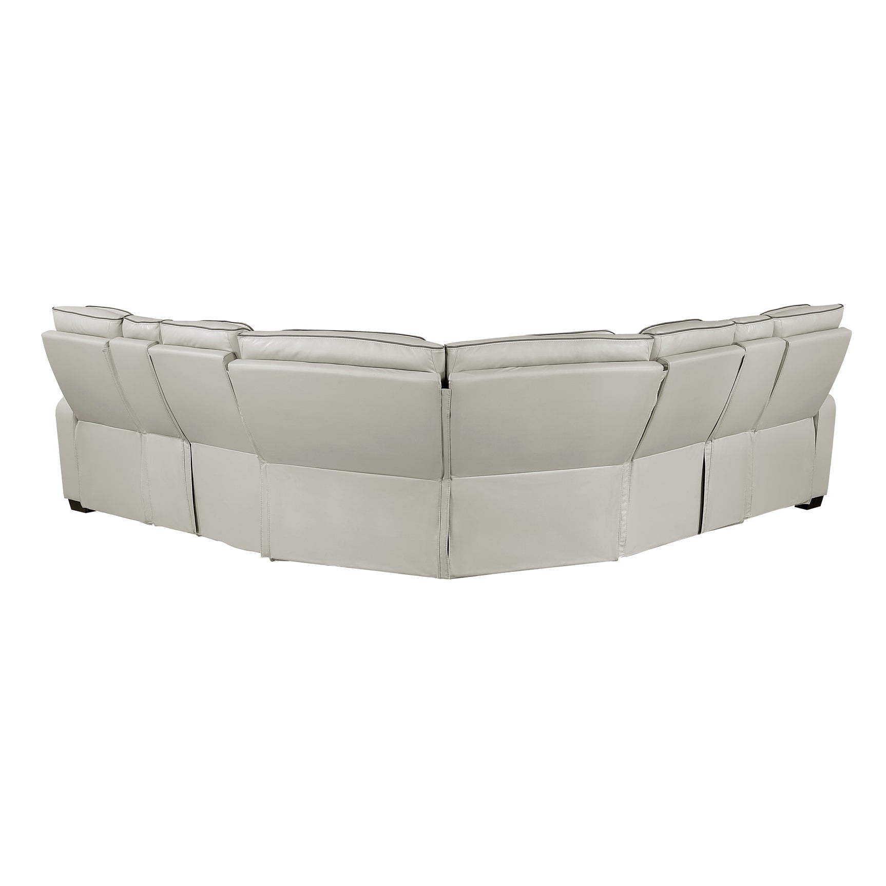 Fairway Taupe 3-Pc Power Reclining Sectional - Ornate Home