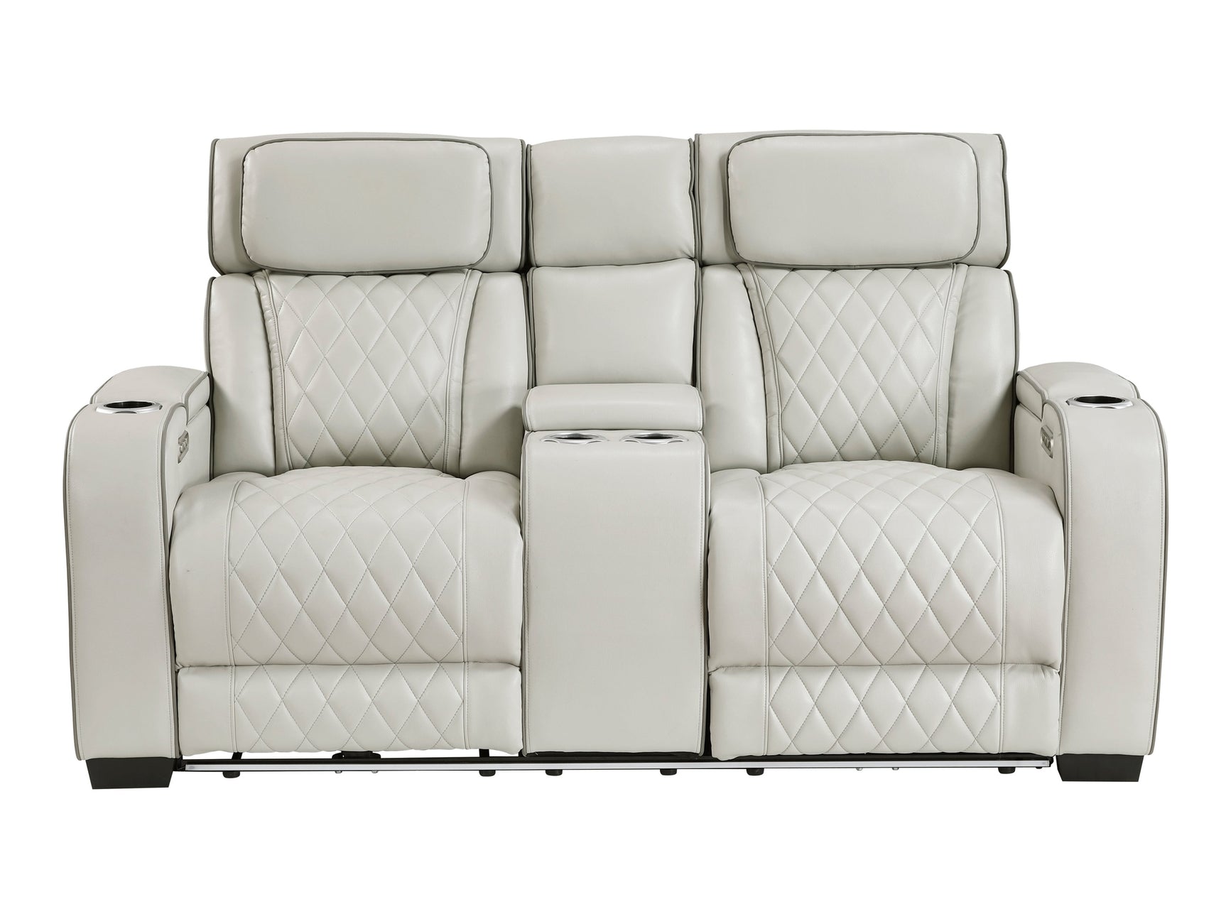 Fairway Taupe Power Double Reclining Loveseat - Ornate Home