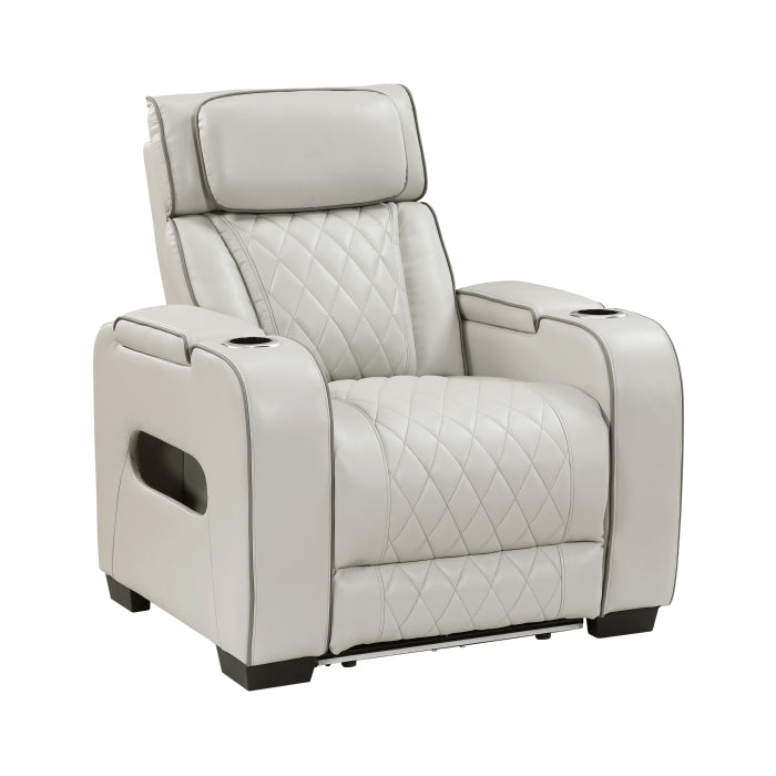 Fairway Taupe Power Reclining Chair - Ornate Home