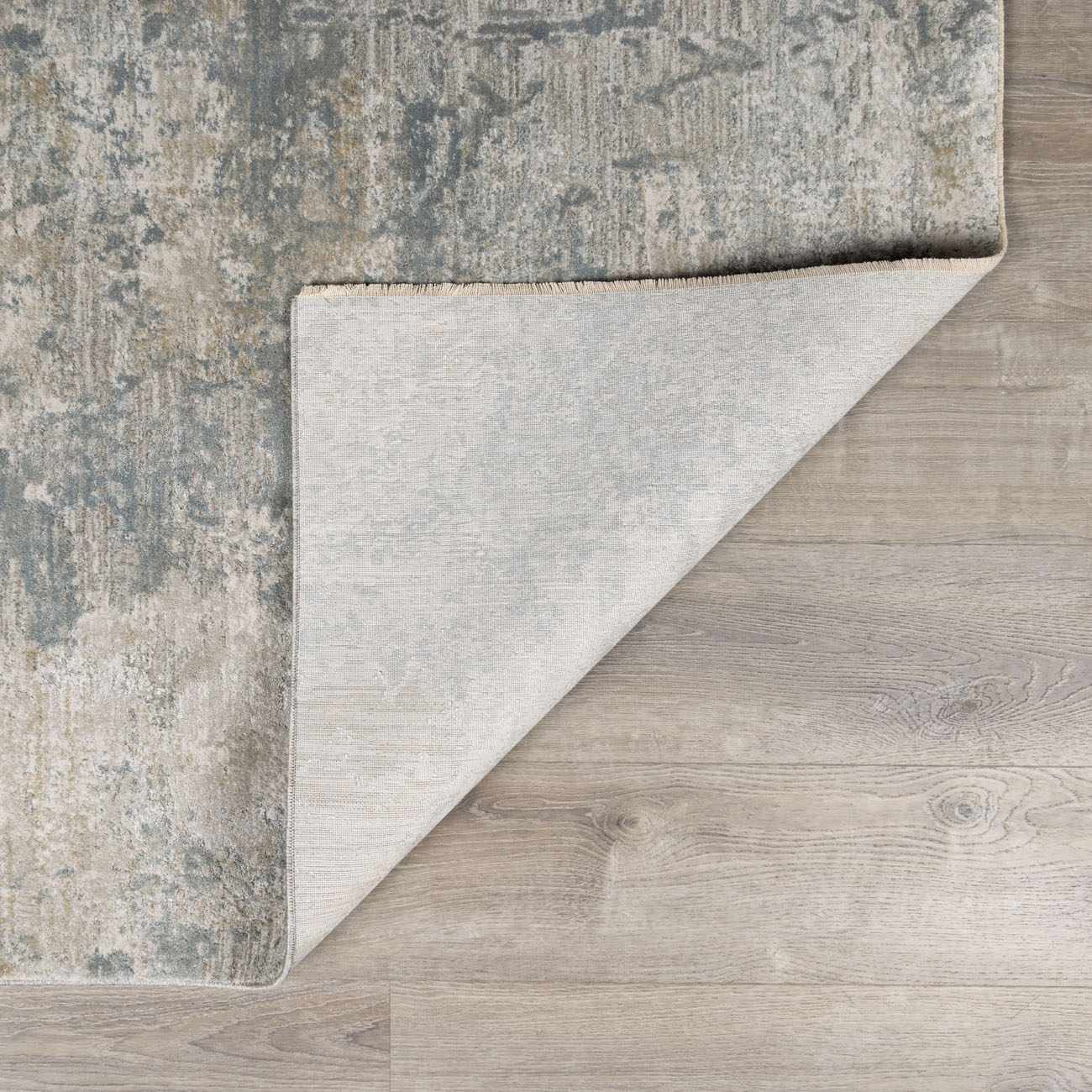 Fallin Gray Thick Luxe Abstract Striped Rug - Ornate Home