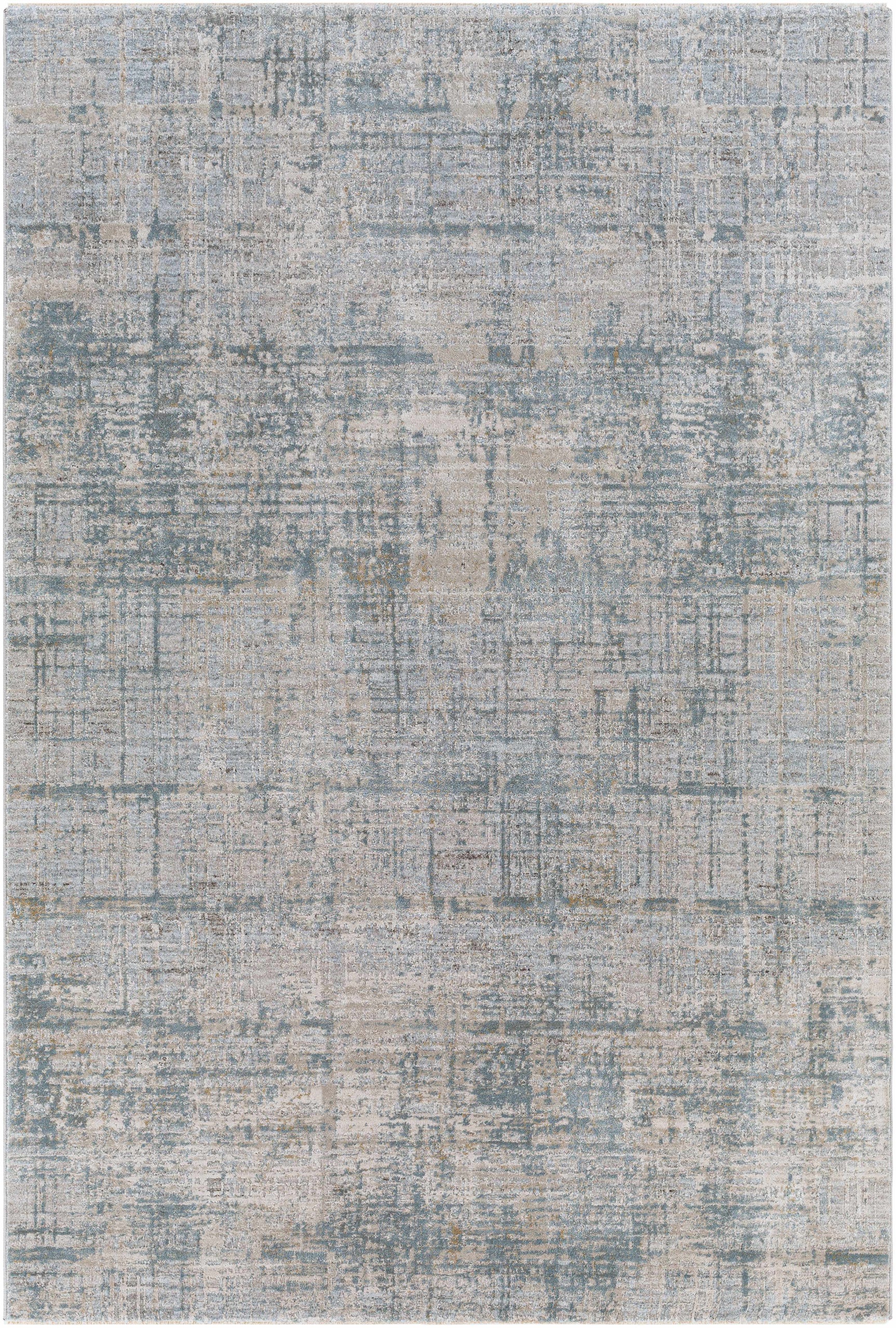 Fallin Gray Thick Luxe Abstract Striped Rug - Ornate Home
