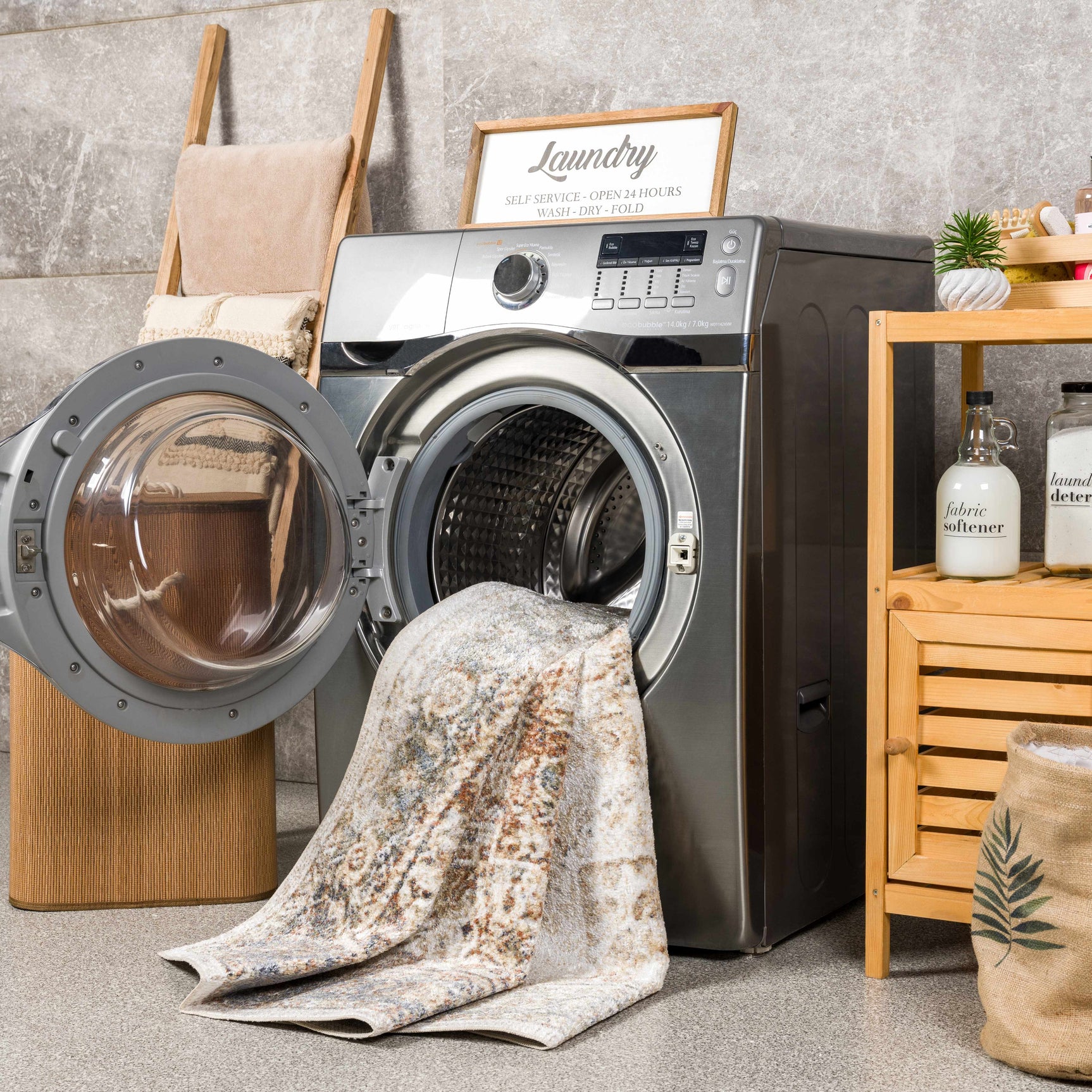 Fang Washable Area Rug - Ornate Home