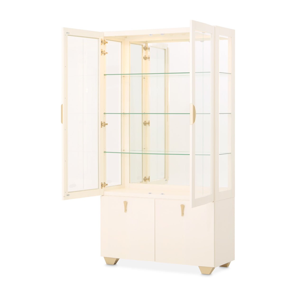 Fantosini Creamy Pearl Display Cabinet - Ornate Home
