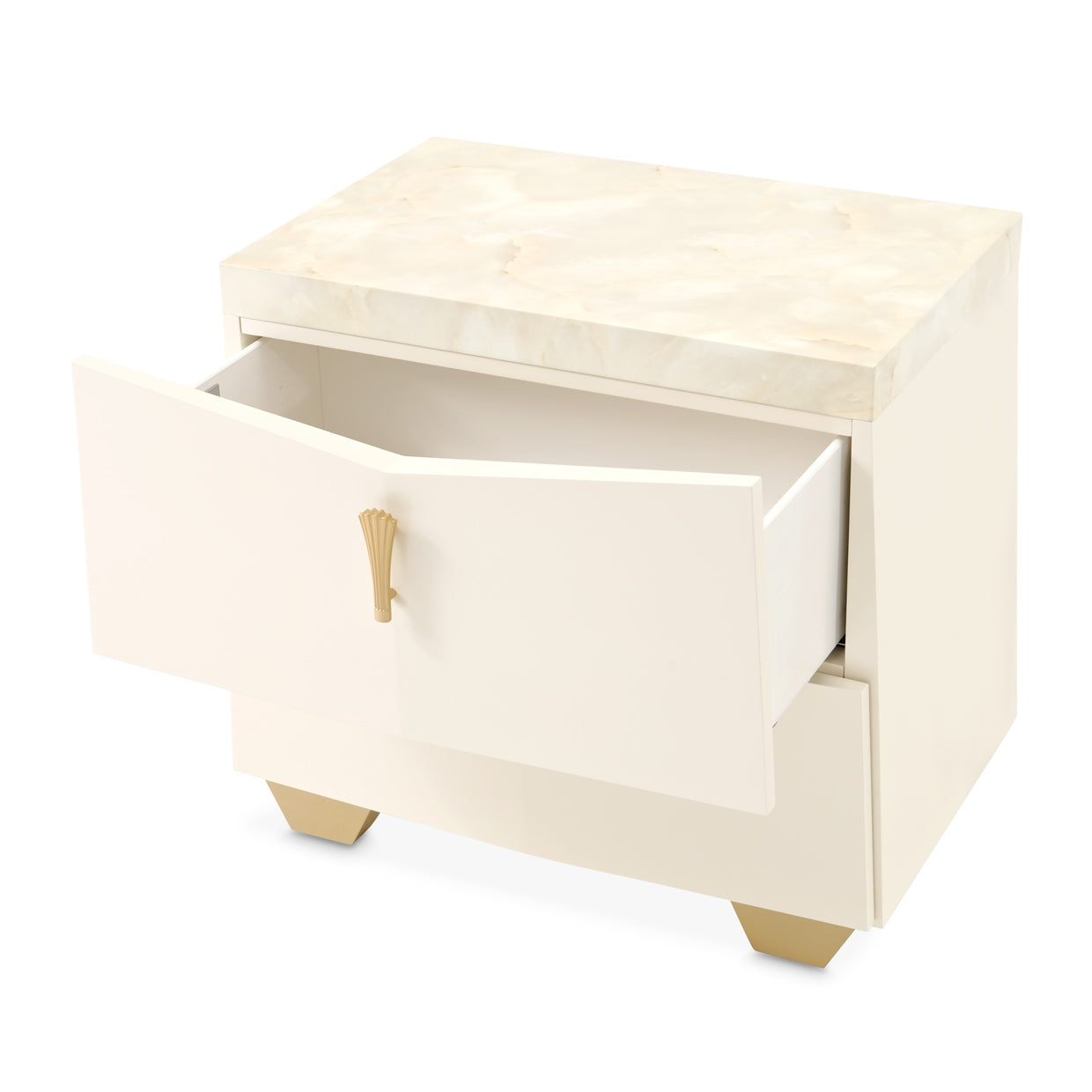 Fantosini Creamy Pearl Nightstand - Ornate Home