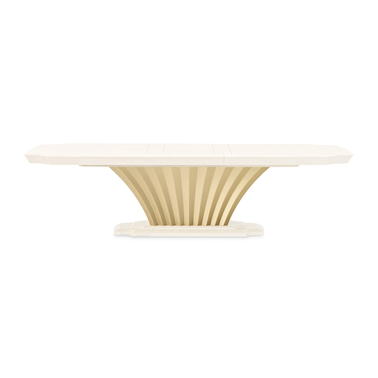 Fantosini Creamy Pearl Pedestal Dining Table - Ornate Home