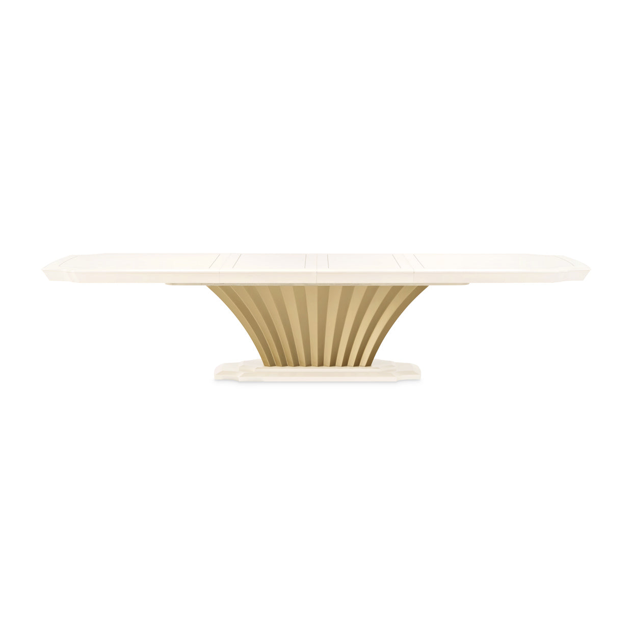 Fantosini Creamy Pearl Pedestal Dining Table - Ornate Home