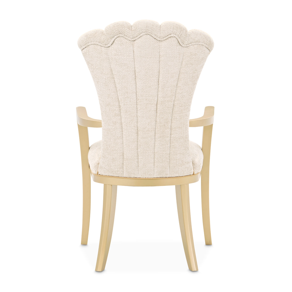 Fantosini Gold/Natural Arm Chair (Set of 2) - Ornate Home