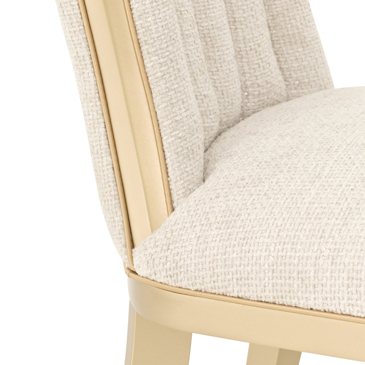 Fantosini Gold/Natural Side Chair (Set of 2)