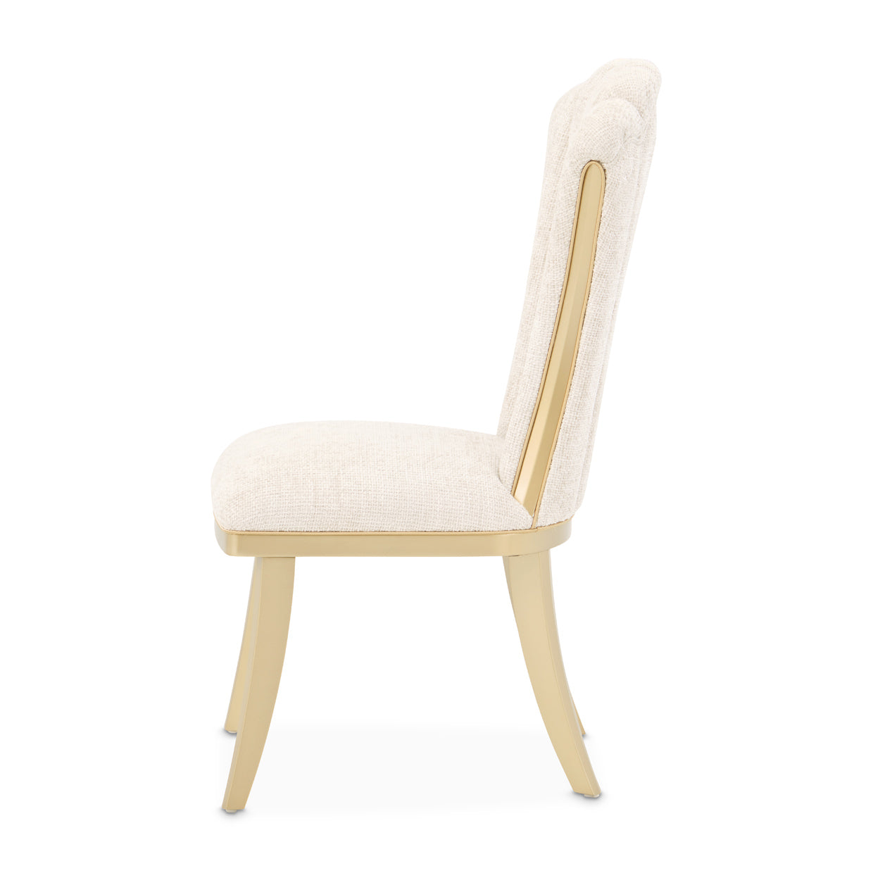 Fantosini Gold/Natural Side Chair (Set of 2)