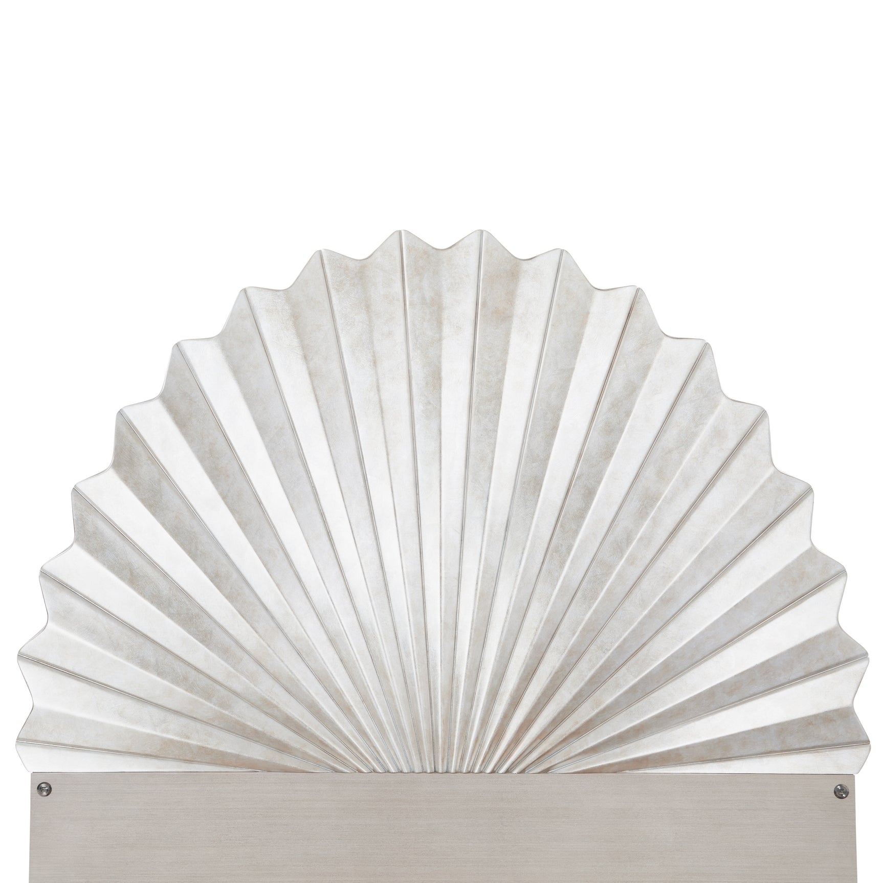 Fantosini Silver Leaf King Fan Bed - Ornate Home