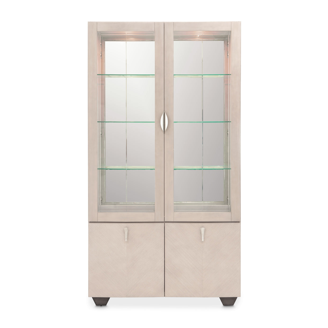 Fantosini Silver Mist Display Cabinet - Ornate Home