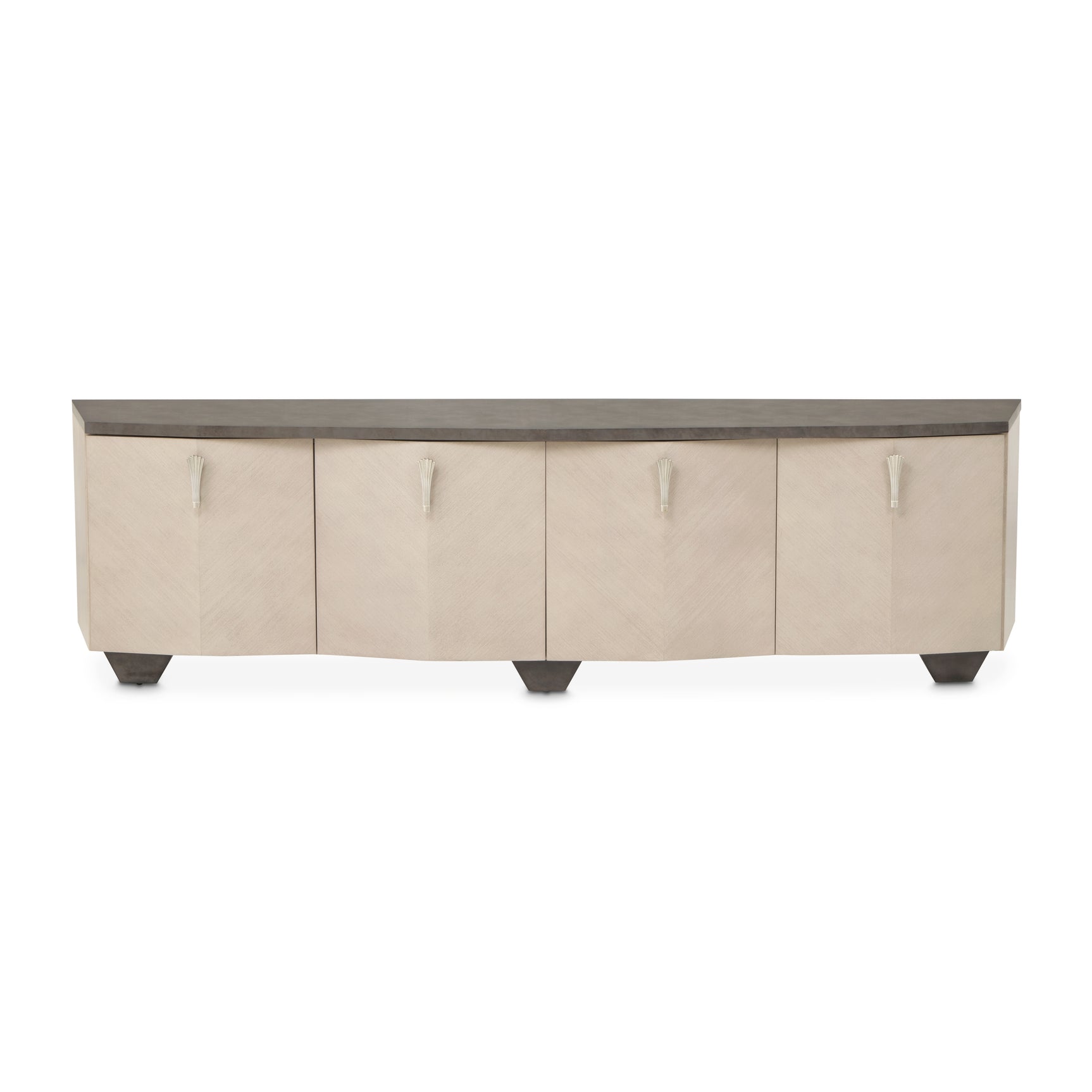 Fantosini Silver Mist Media Cabinet - Ornate Home