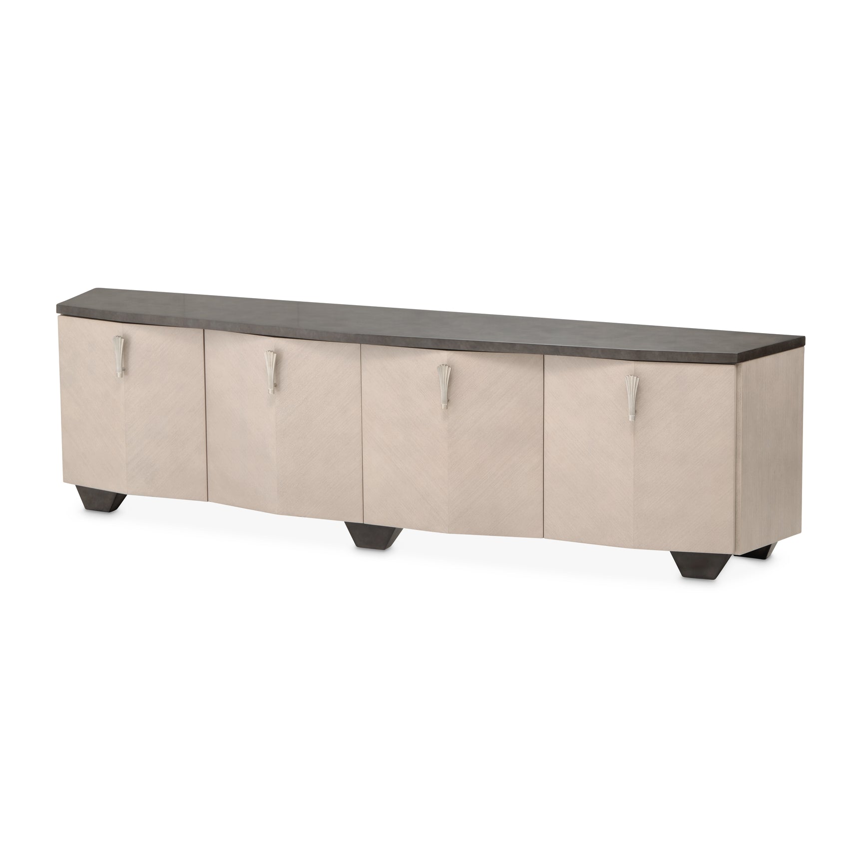 Fantosini Silver Mist Media Cabinet - Ornate Home