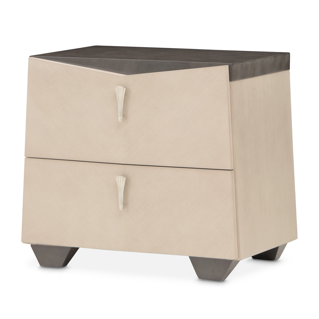 Fantosini Silver Mist Nightstand - Ornate Home