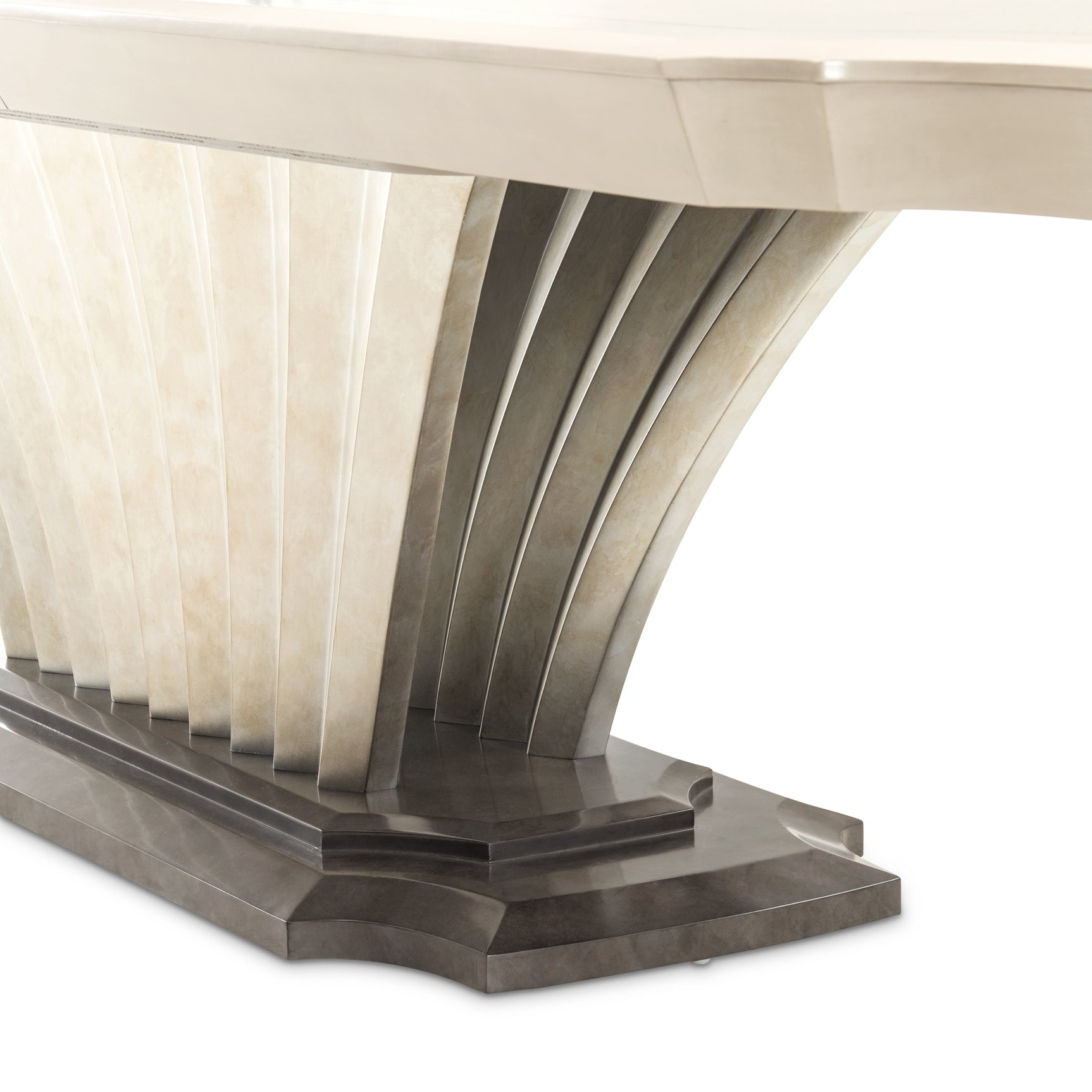 Fantosini Silver Mist Pedestal Dining Table - Ornate Home