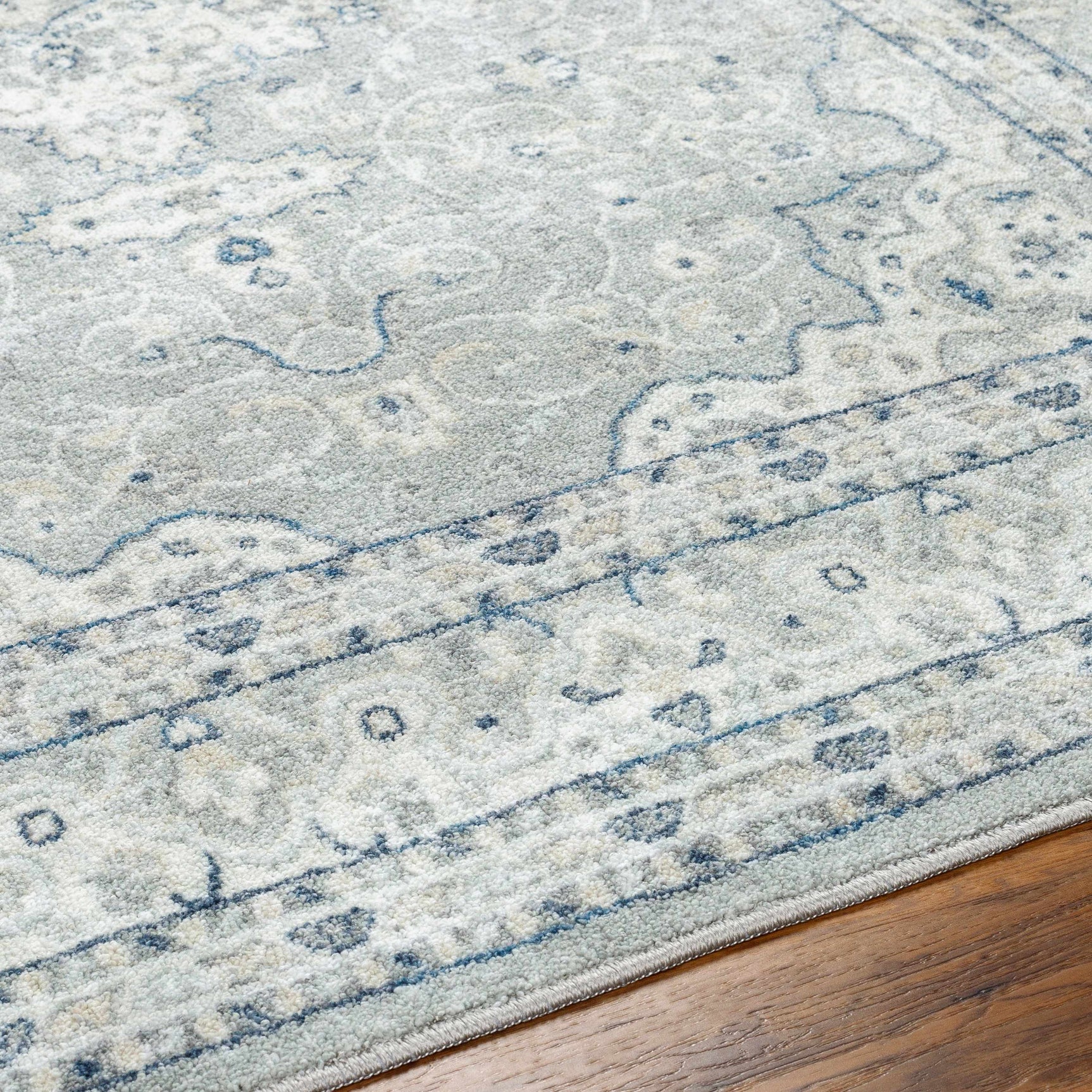 Farai Gray Medallion Area Rug - Clearance - Ornate Home