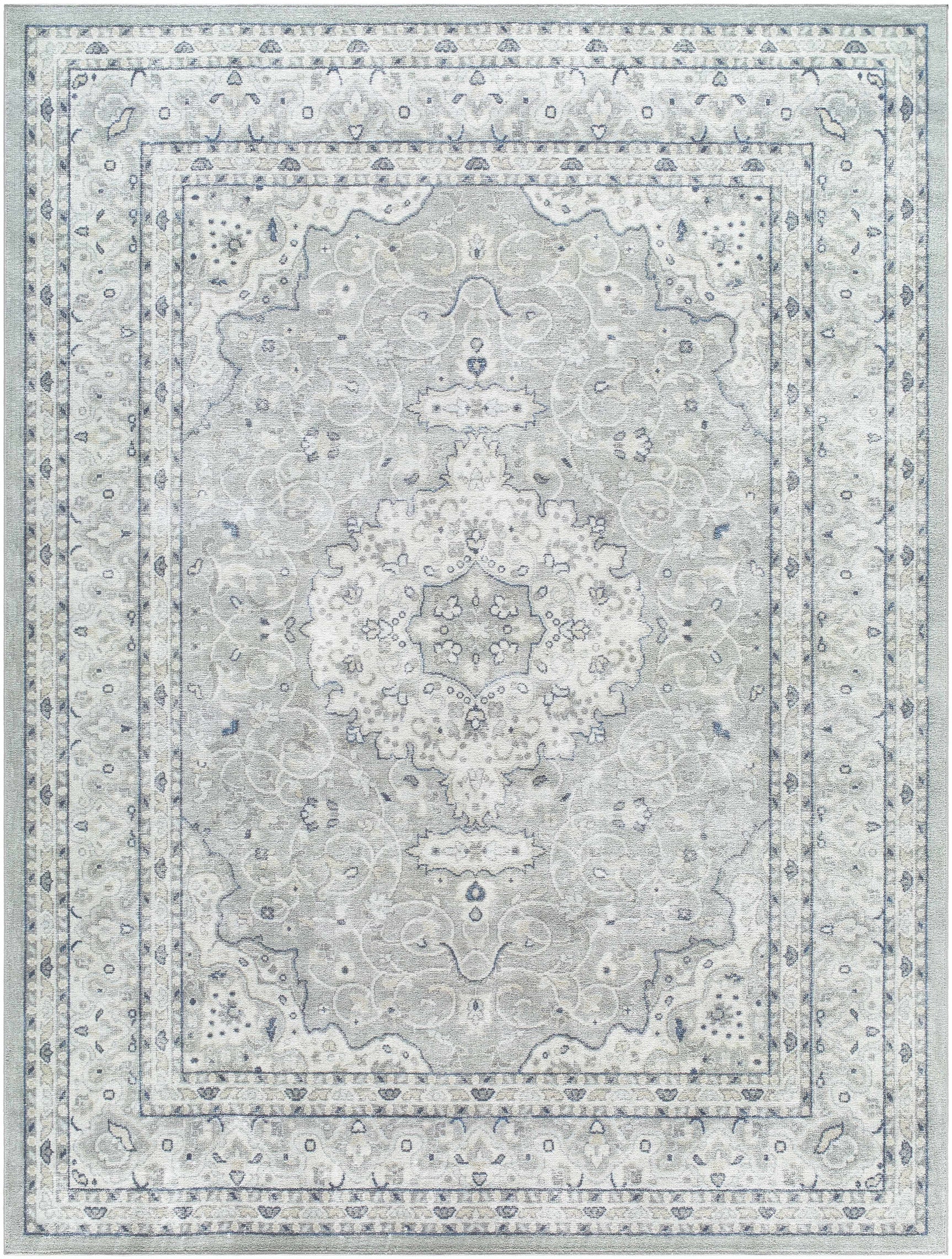 Farai Gray Medallion Area Rug - Clearance - Ornate Home