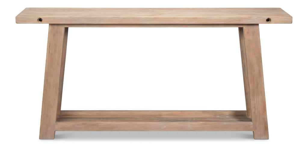 Farmhouse Natural Console Table - Ornate Home