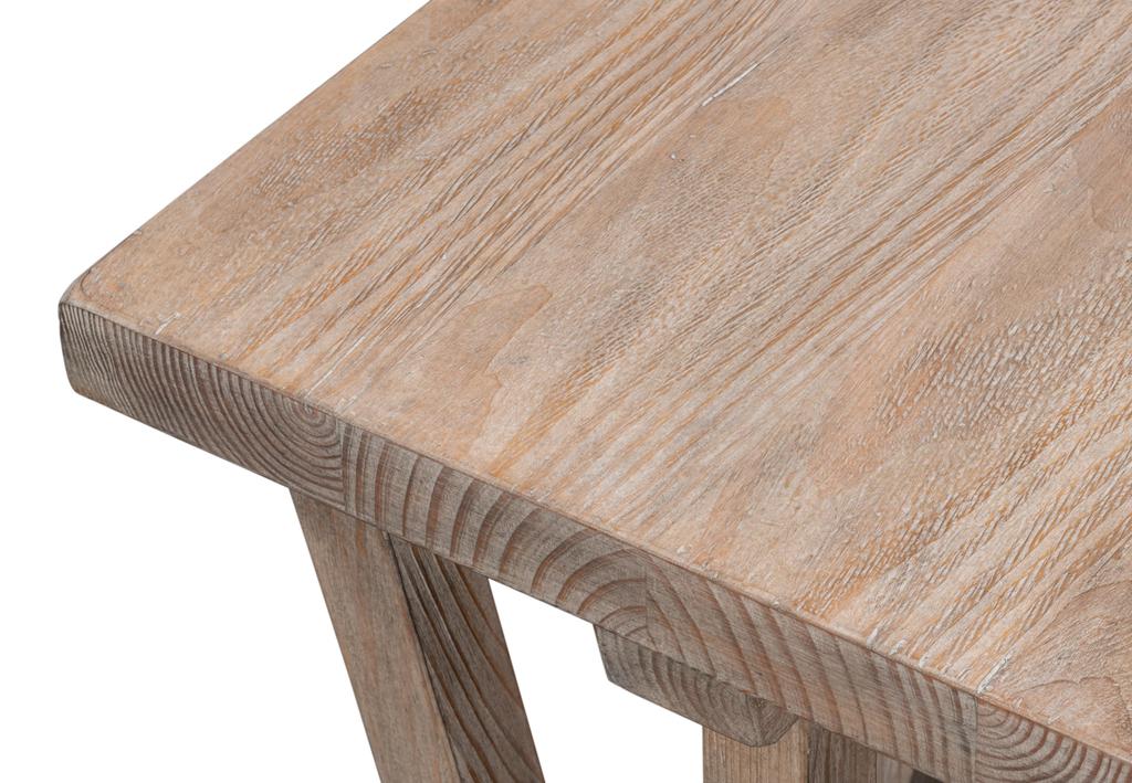 Farmhouse Natural Side Table - Ornate Home
