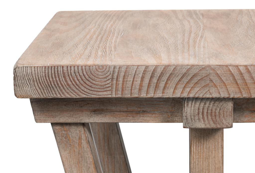 Farmhouse Natural Side Table - Ornate Home