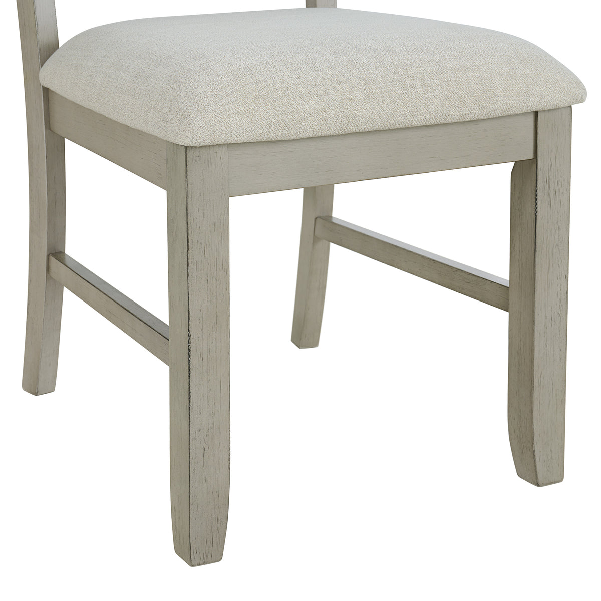 Farmington Medium Brown/Washed Stone 6-Piece Standard Height Dining Set - Ornate Home